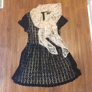 Black lace dress. Small.